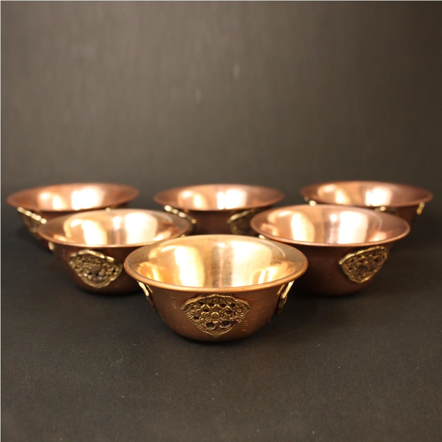 copper offering bowls